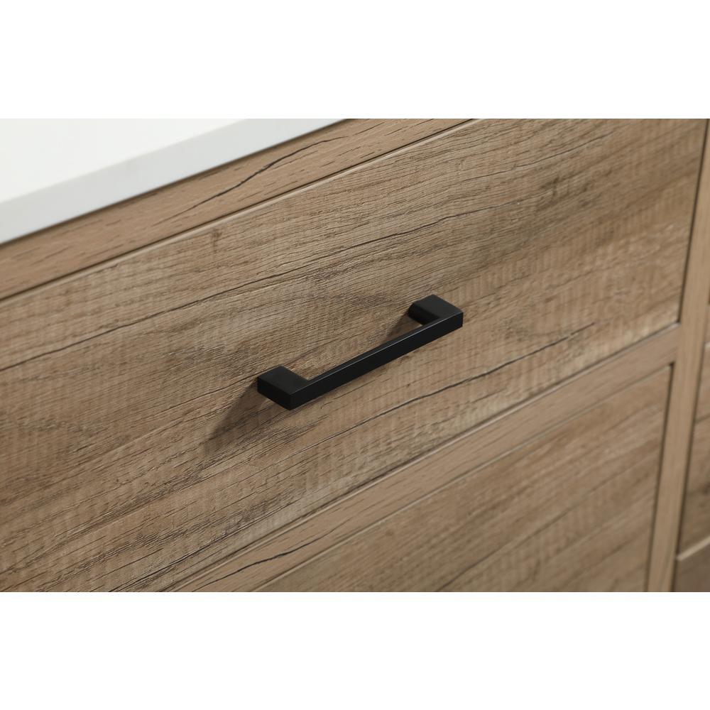 48 inch Single bathroom vanity in natural oak with backsplash. Picture 12
