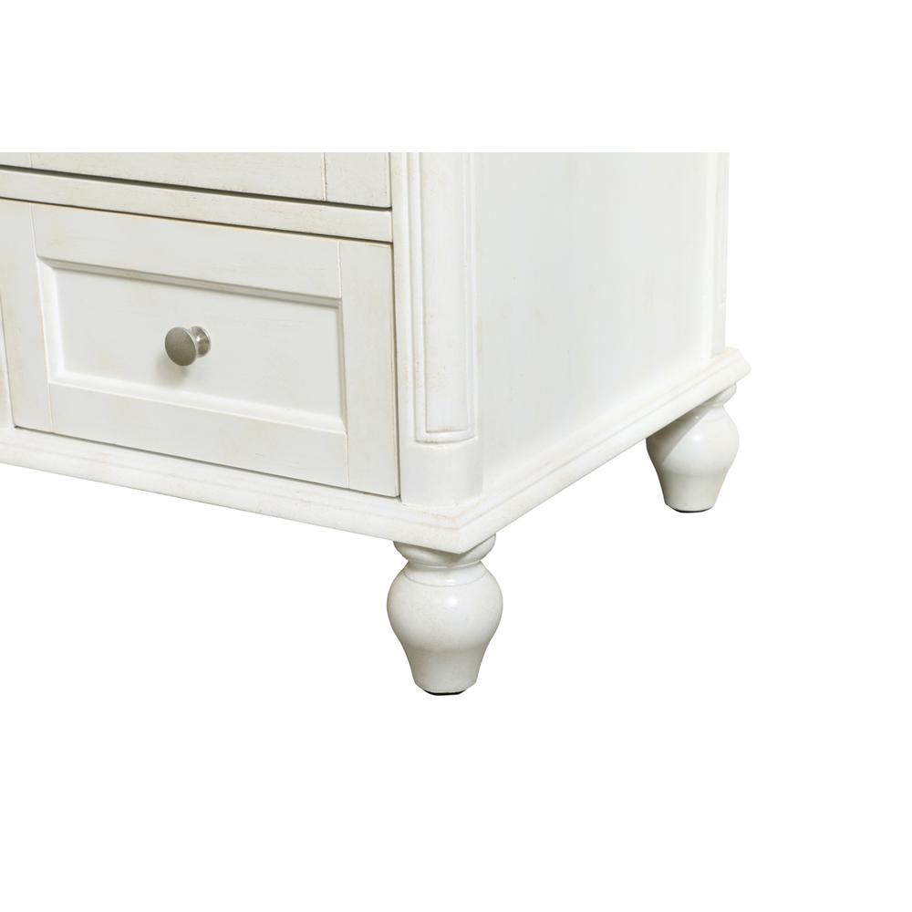 19 inch Single Bathroom Vanity in Antique White. Picture 12