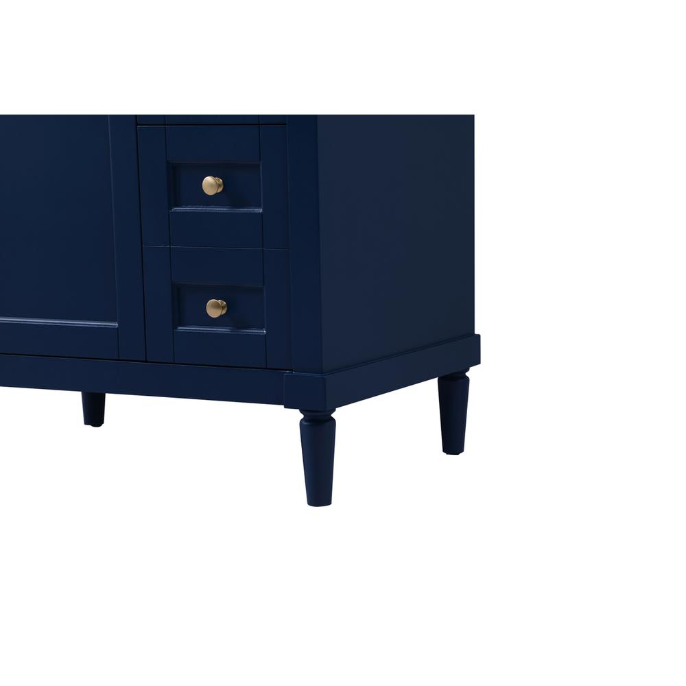 32 inch Single bathroom vanity in blue. Picture 13