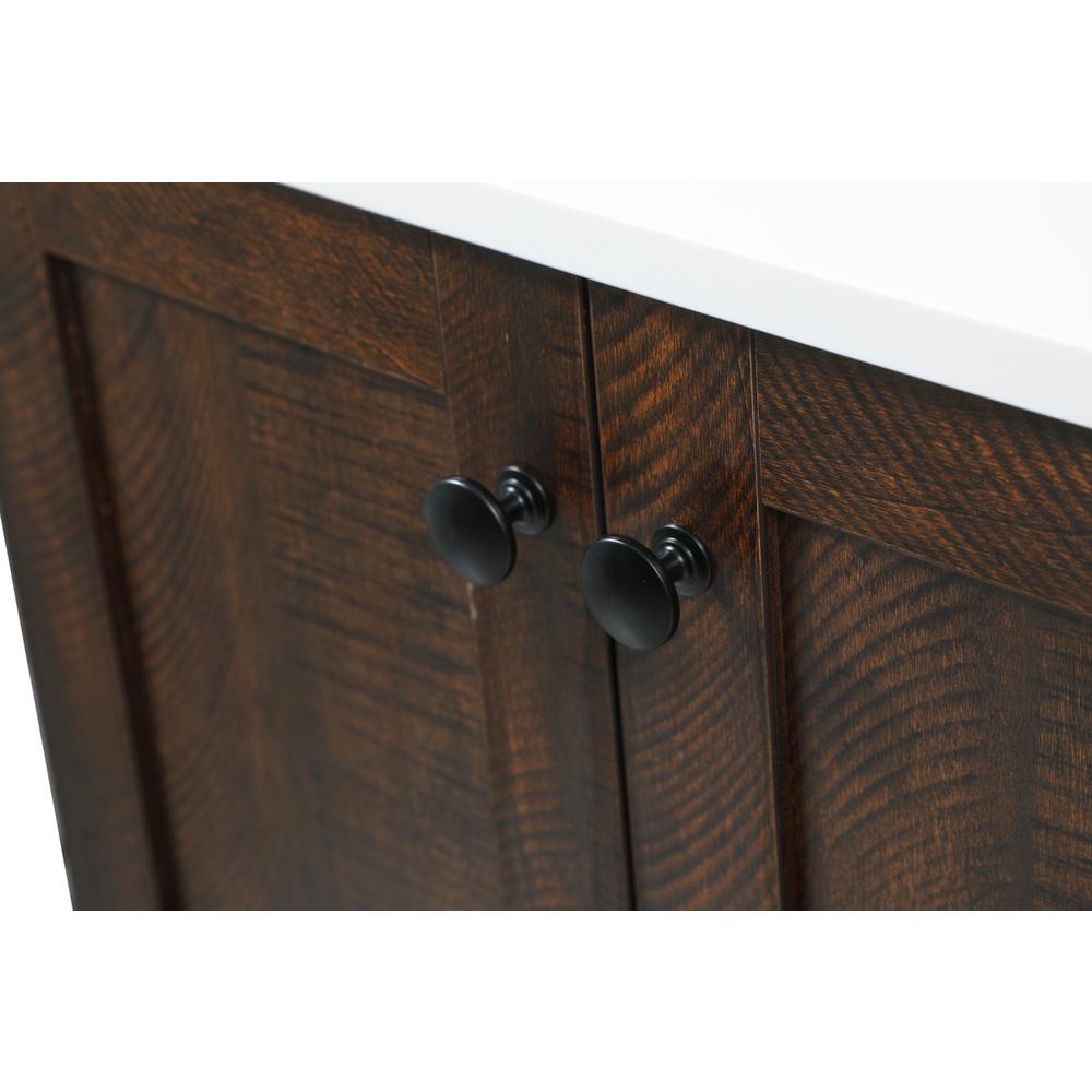 32 inch Single bathroom vanity in expresso with backsplash. Picture 12