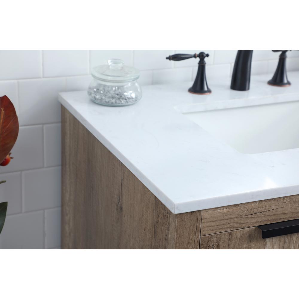 72 Inch Double Bathroom Vanity In Natural Oak. Picture 5