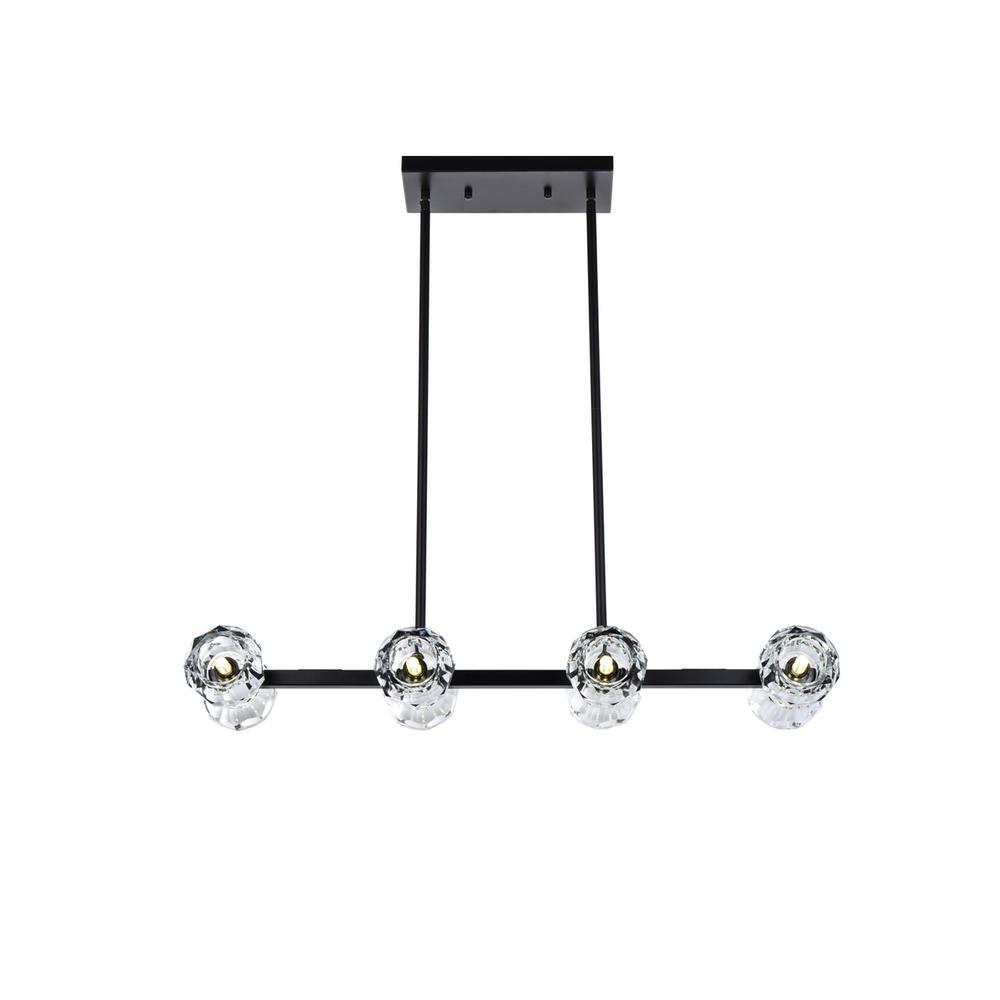 Eren 31 inch Pendant Light in Black. Picture 1