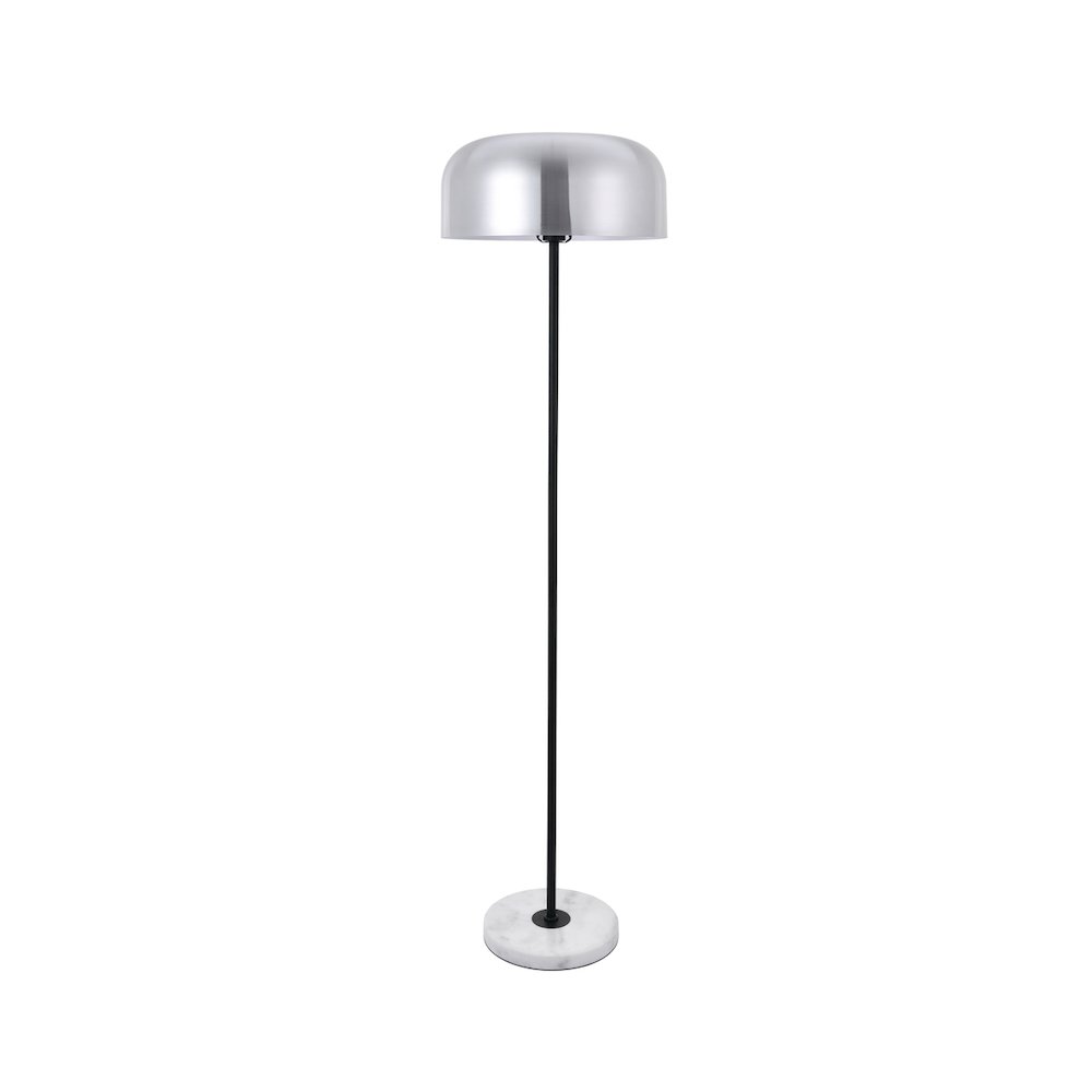 Exemplar 1 Light Brushed Nickel Floor Lamp. Picture 5