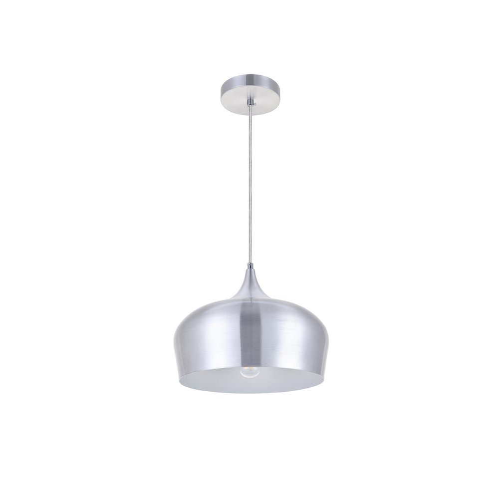 Nora 1 Light Burnished Nickel Pendant. Picture 5
