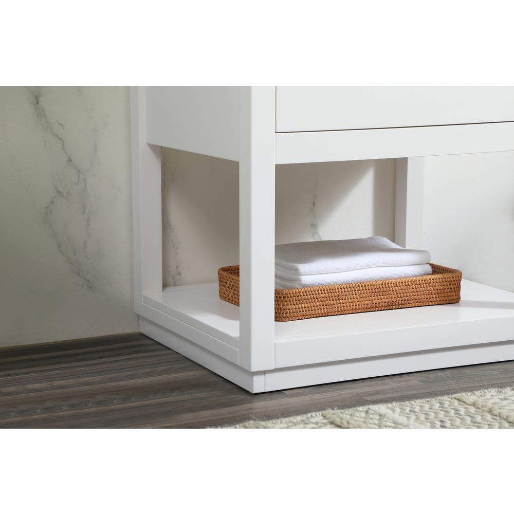 24 inch Single bathroom vanity in white. Picture 6