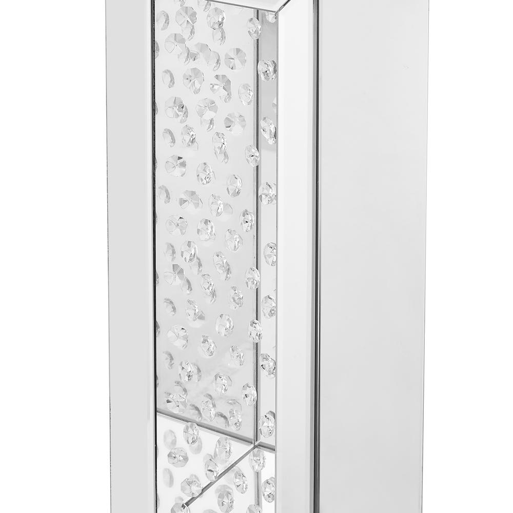12 inch Crystal End Table in Clear Mirror Finish. Picture 5
