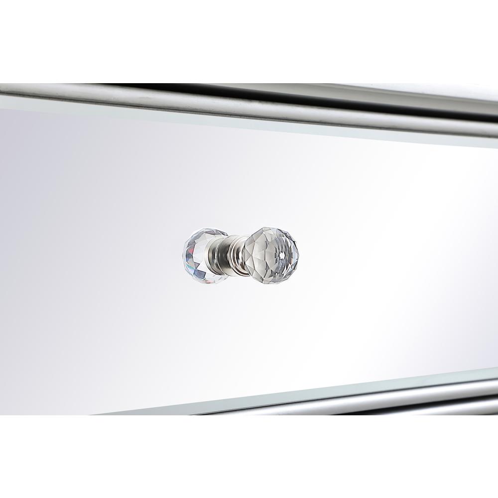 Contempo 72 in. mirrored chest in antique Silver. Picture 7