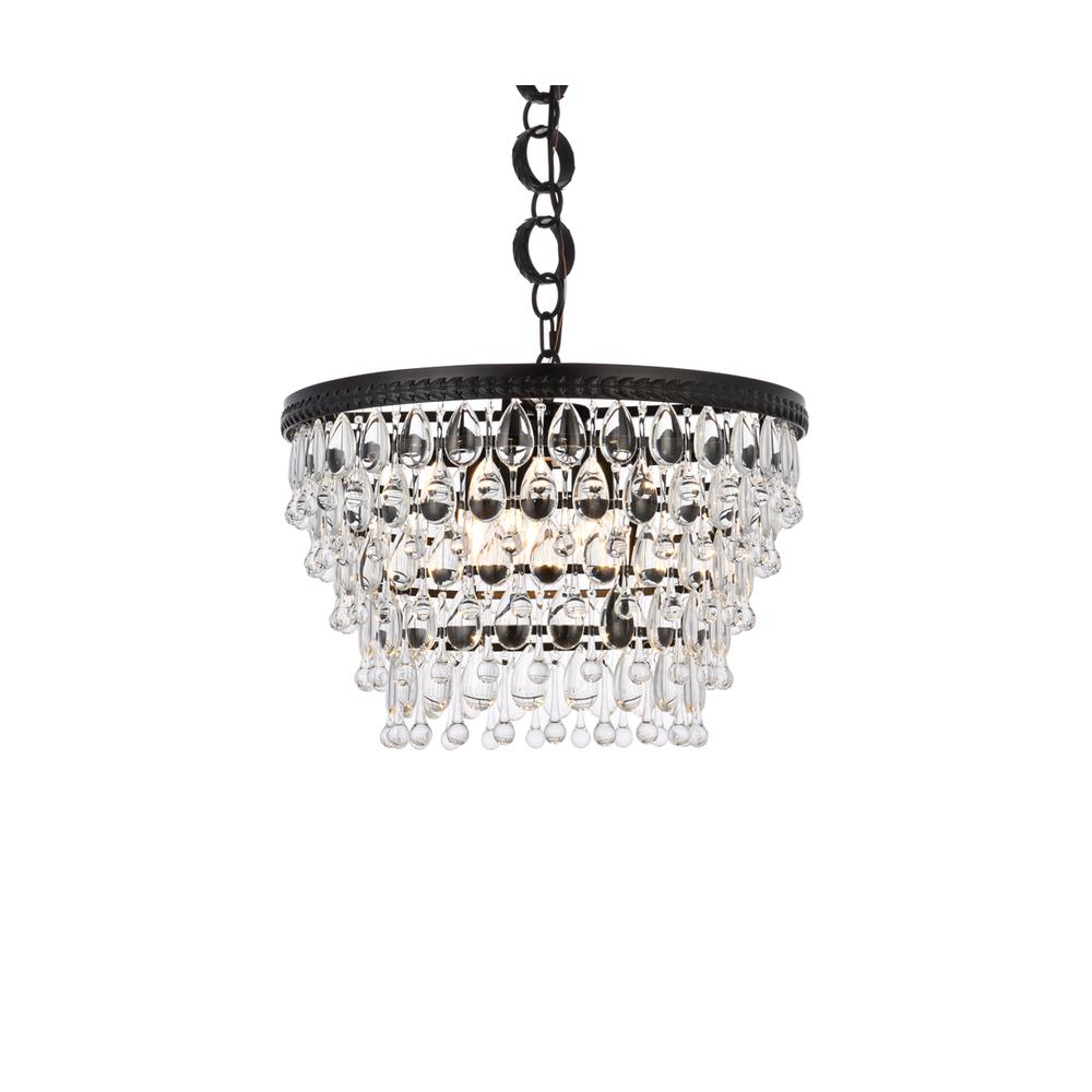 Nordic 5 lights black pendant. Picture 2
