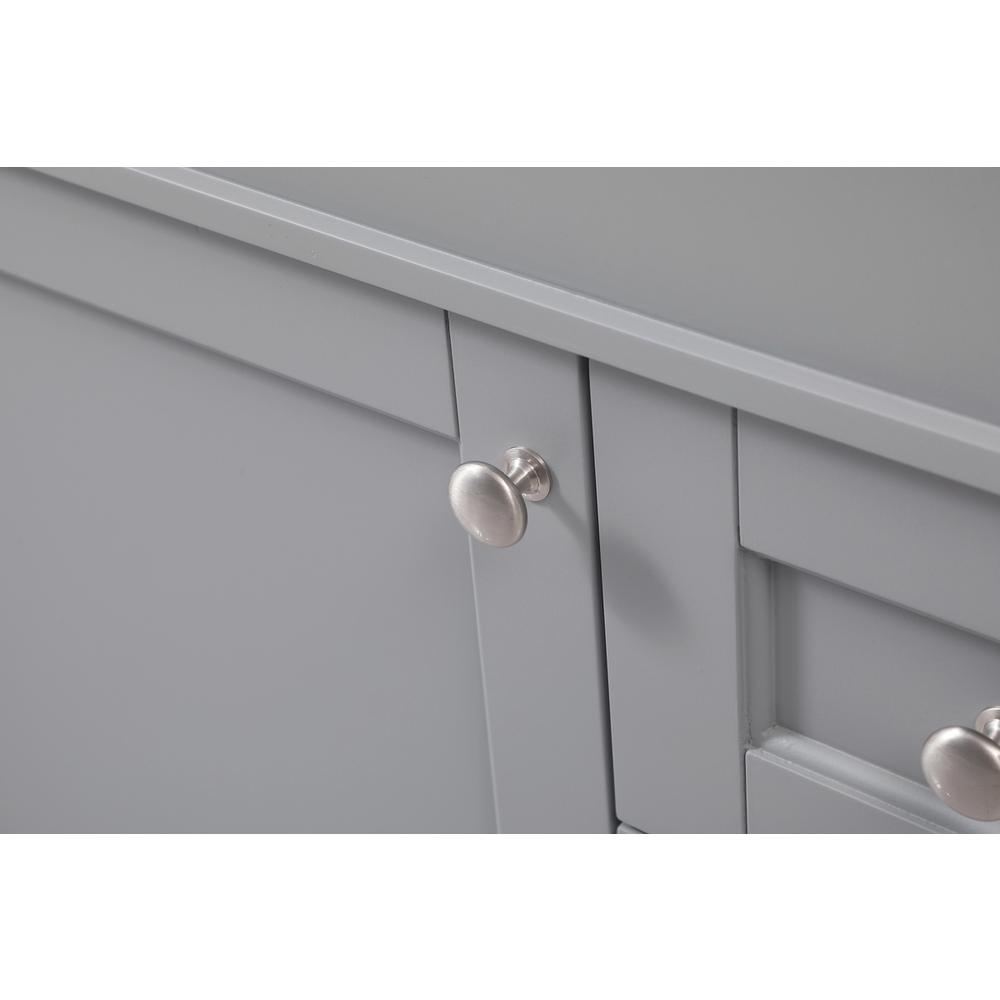 32 inch Single bathroom vanity in grey with backsplash. Picture 12