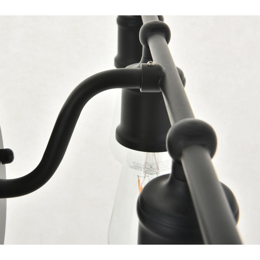 Serif 4 light black Wall Sconce. Picture 11