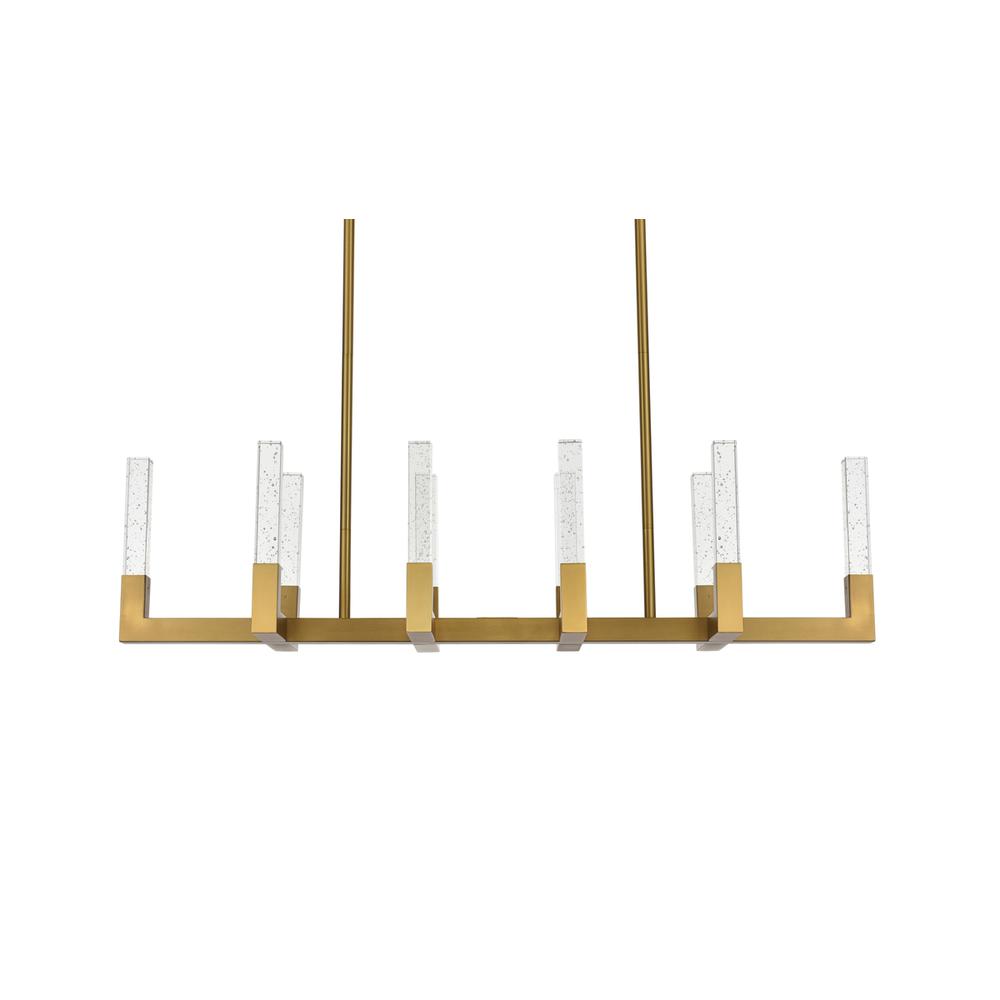 Noemi 48 inch Adjustable LED Pendant in Satin Gold. Picture 2