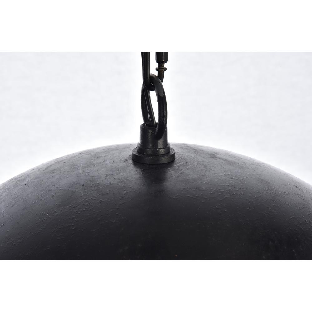 Merce Collection Pendant D15 H10 Lt:1 Vintage Black Finish. Picture 3