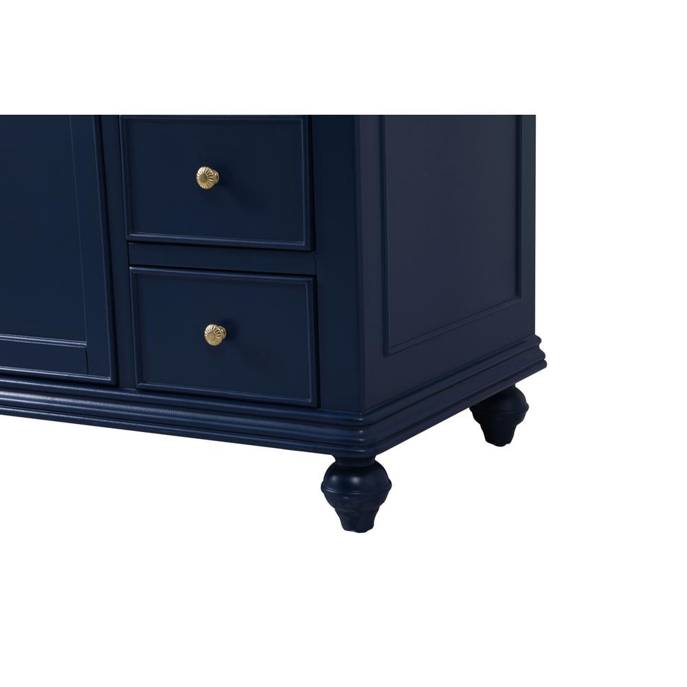 42 inch Single bathroom vanity in blue. Picture 13