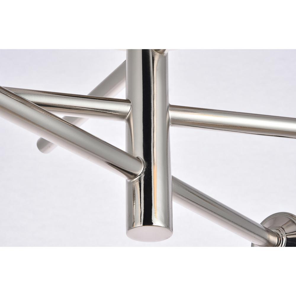 Axel 5 Lights polished Nickel Wall Sconce. Picture 3
