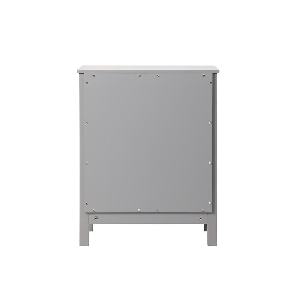 24 Inch Wide Bathroom Storage Freestanding Cabinet In Grey. Picture 3