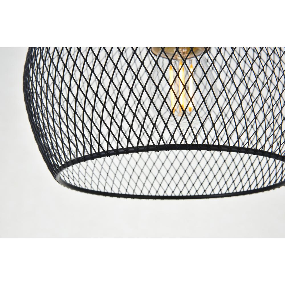 Keller 1 Light Black Pendant. Picture 3