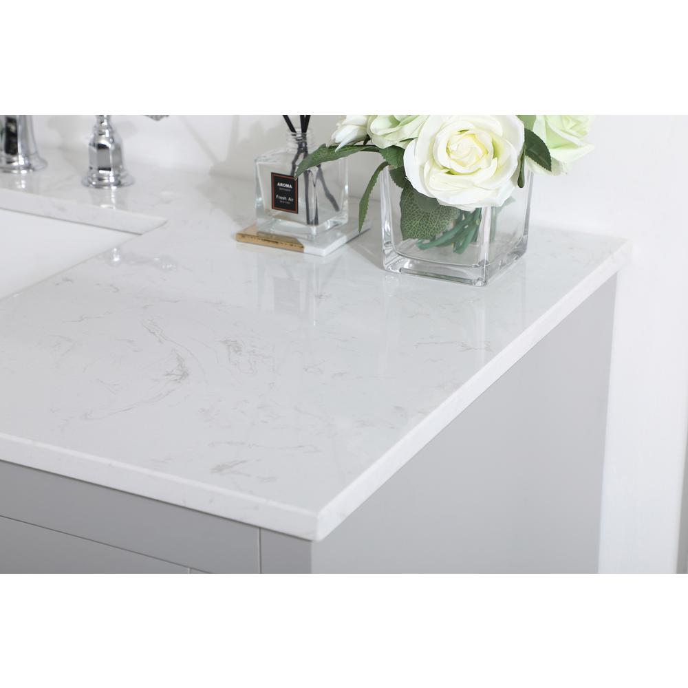 48 inch Single Bathroom Vanity in Grey. Picture 4