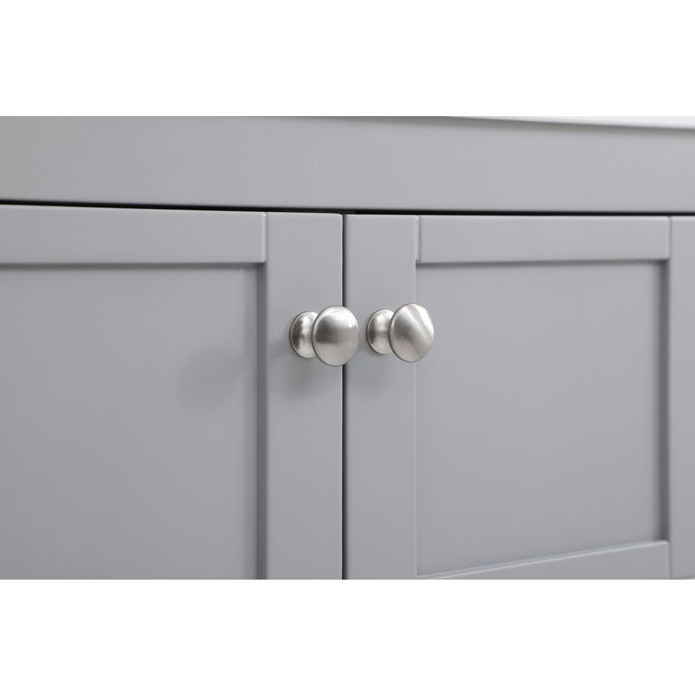 48 inch Single Bathroom Vanity in Gray with Backsplash. Picture 13