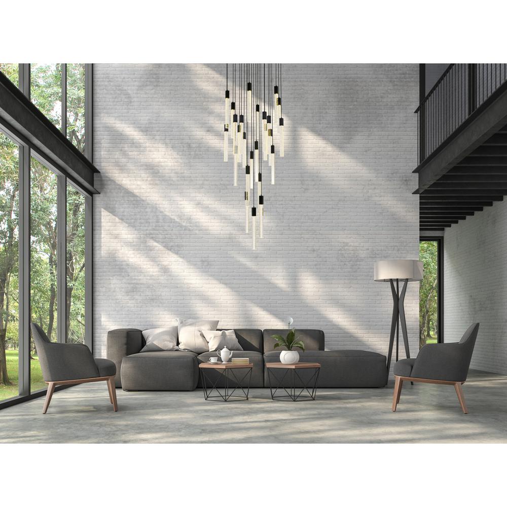 Weston 25 lights pendant in black. Picture 7