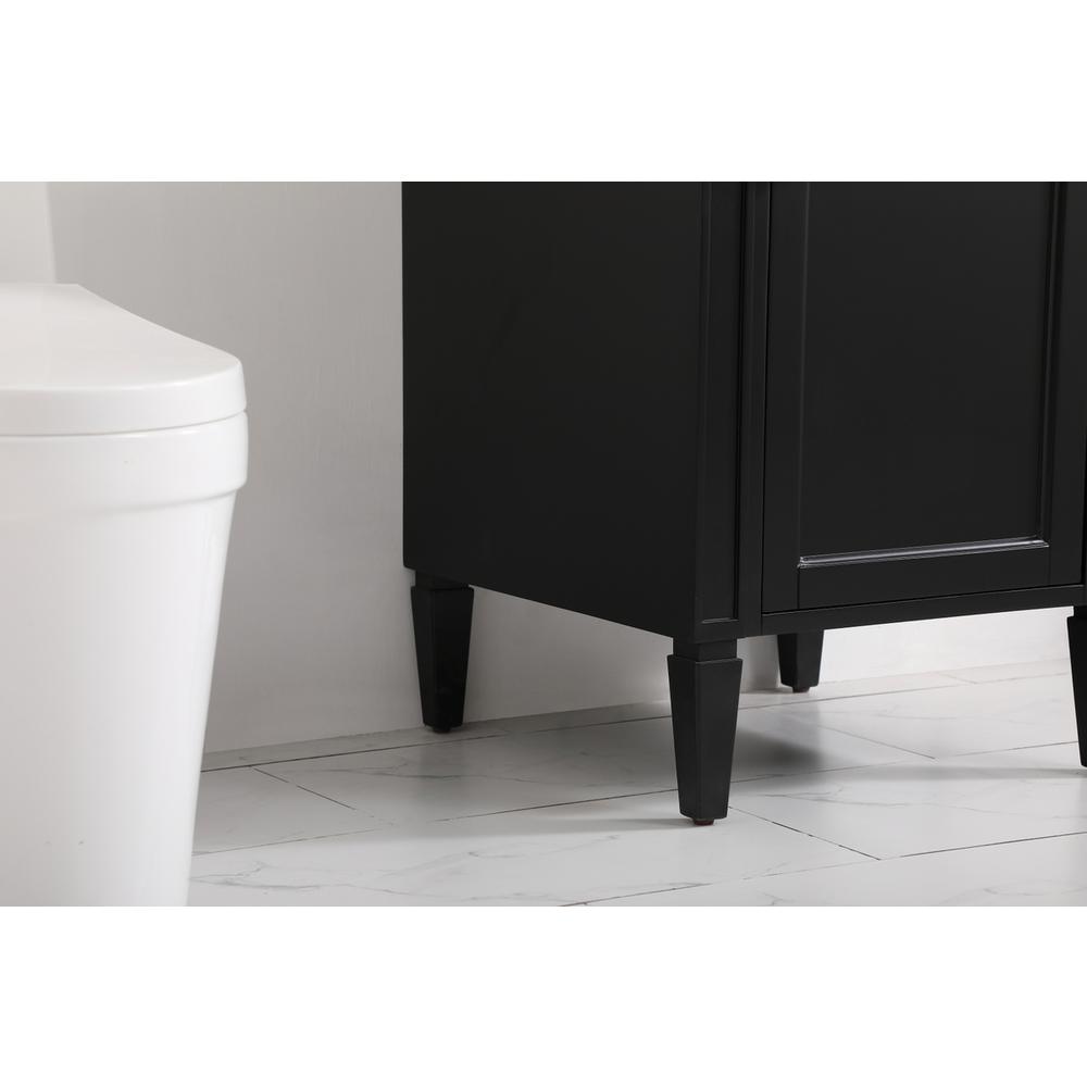 21 inch Single bathroom vanity in black. Picture 6