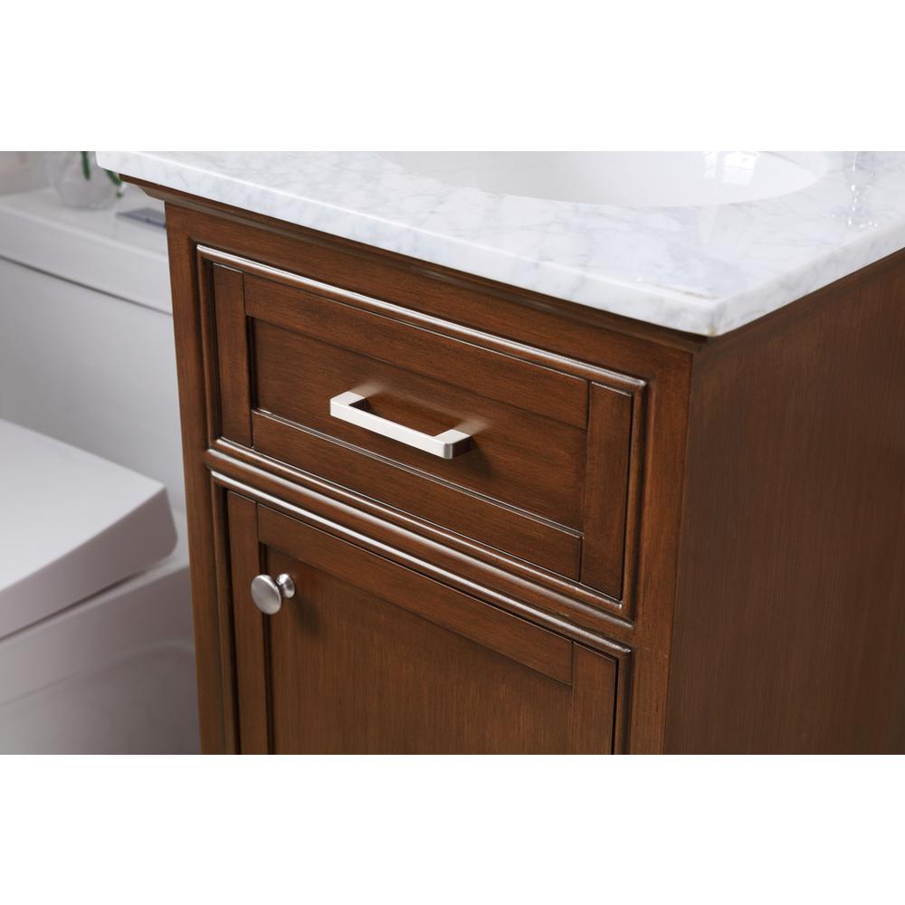 19 in. Single Bathroom Vanity set in teak. Picture 4