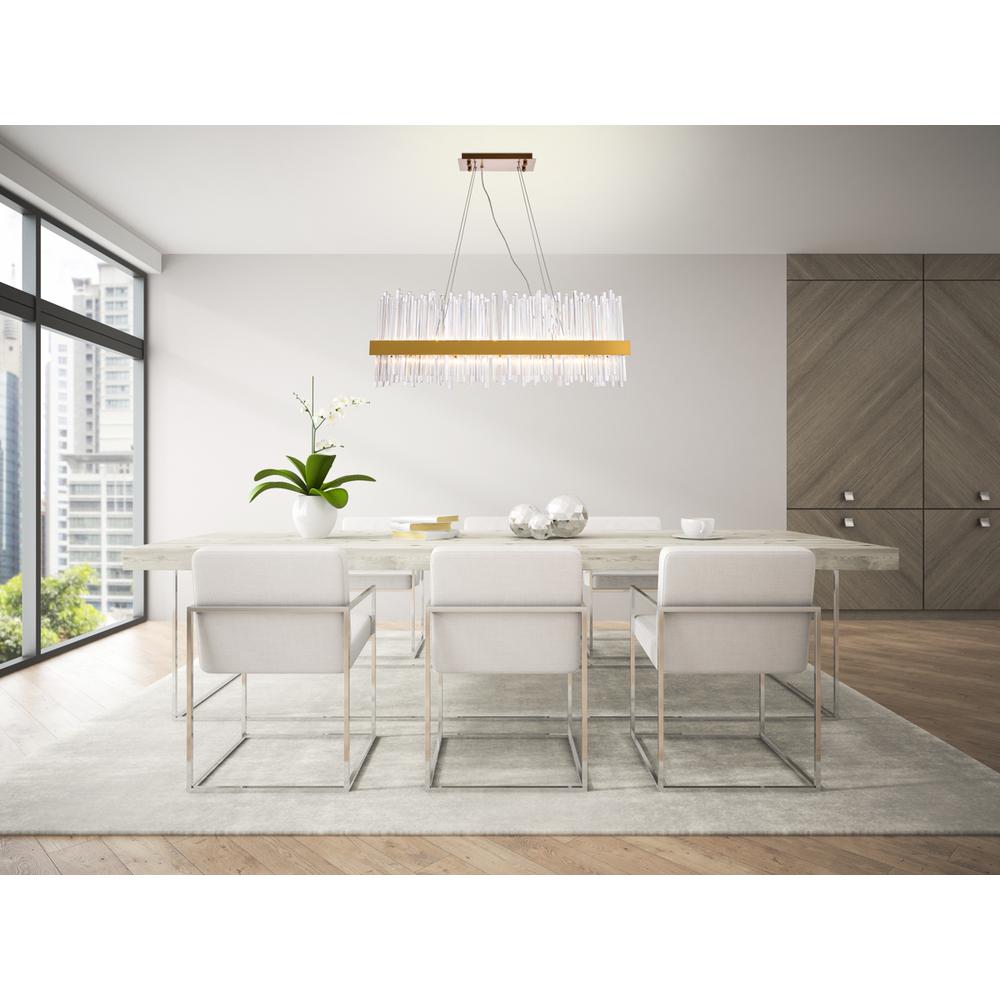 Dallas 20 light Gold Chandelier Clear Royal Cut Crystal. Picture 7