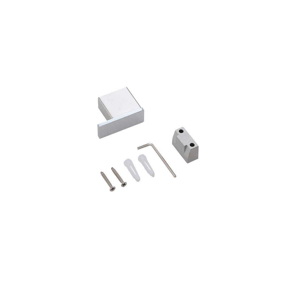 Sofia 4-Piece Bathroom Hardware Set in Chrome. Picture 9