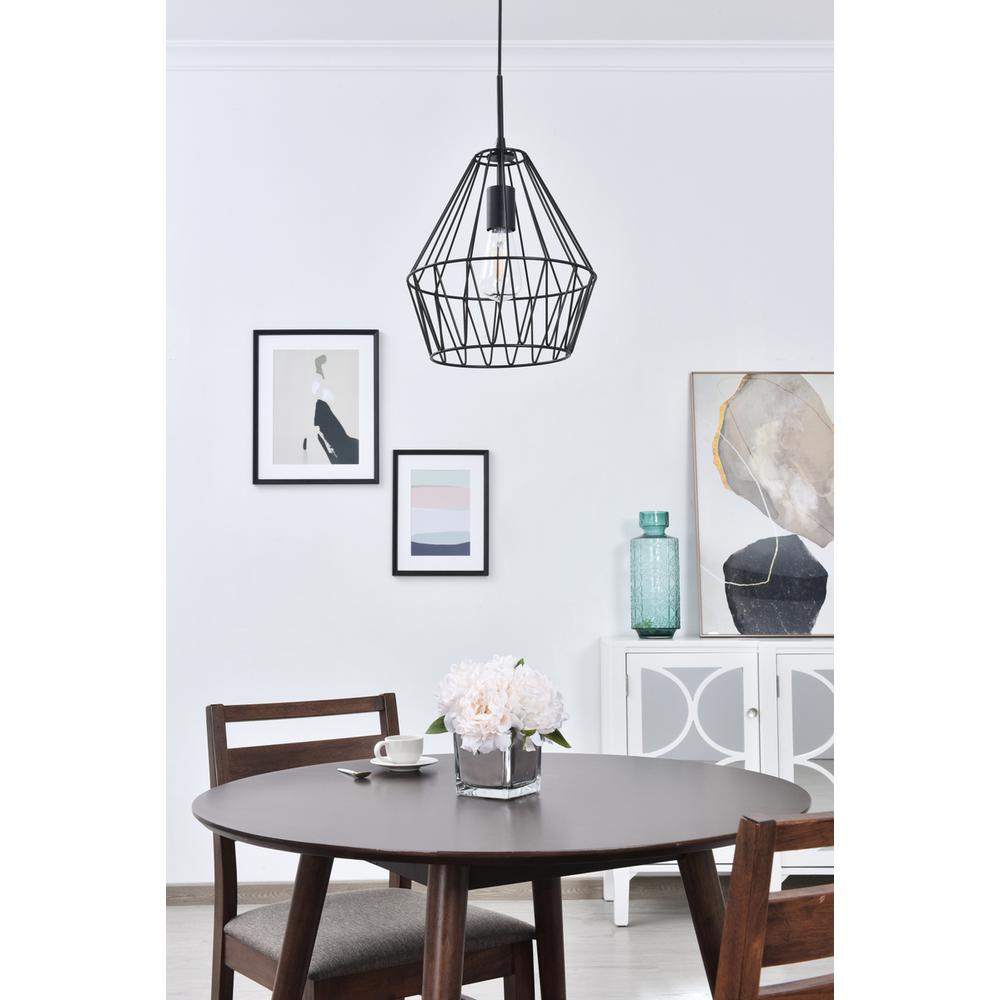 Candor 1 light black Pendant. Picture 13
