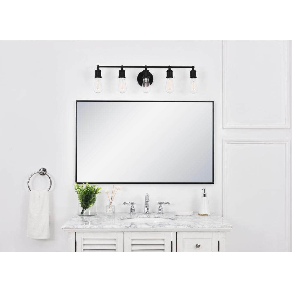Serif 5 light black Wall Sconce. Picture 12