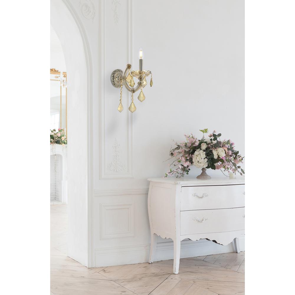 Maria Theresa 1 light Golden Teak Wall Sconce Golden Teak. Picture 7