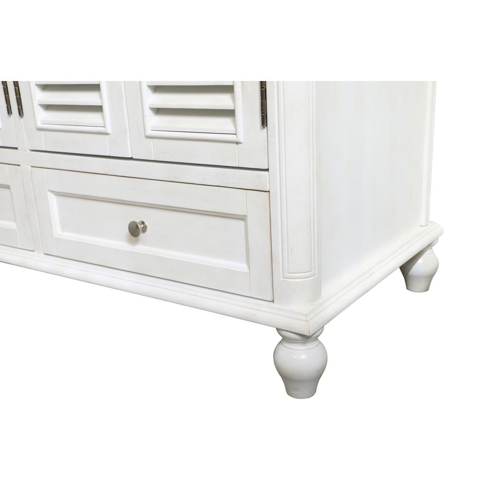 48 inch Single Bathroom Vanity in Antique White. Picture 12
