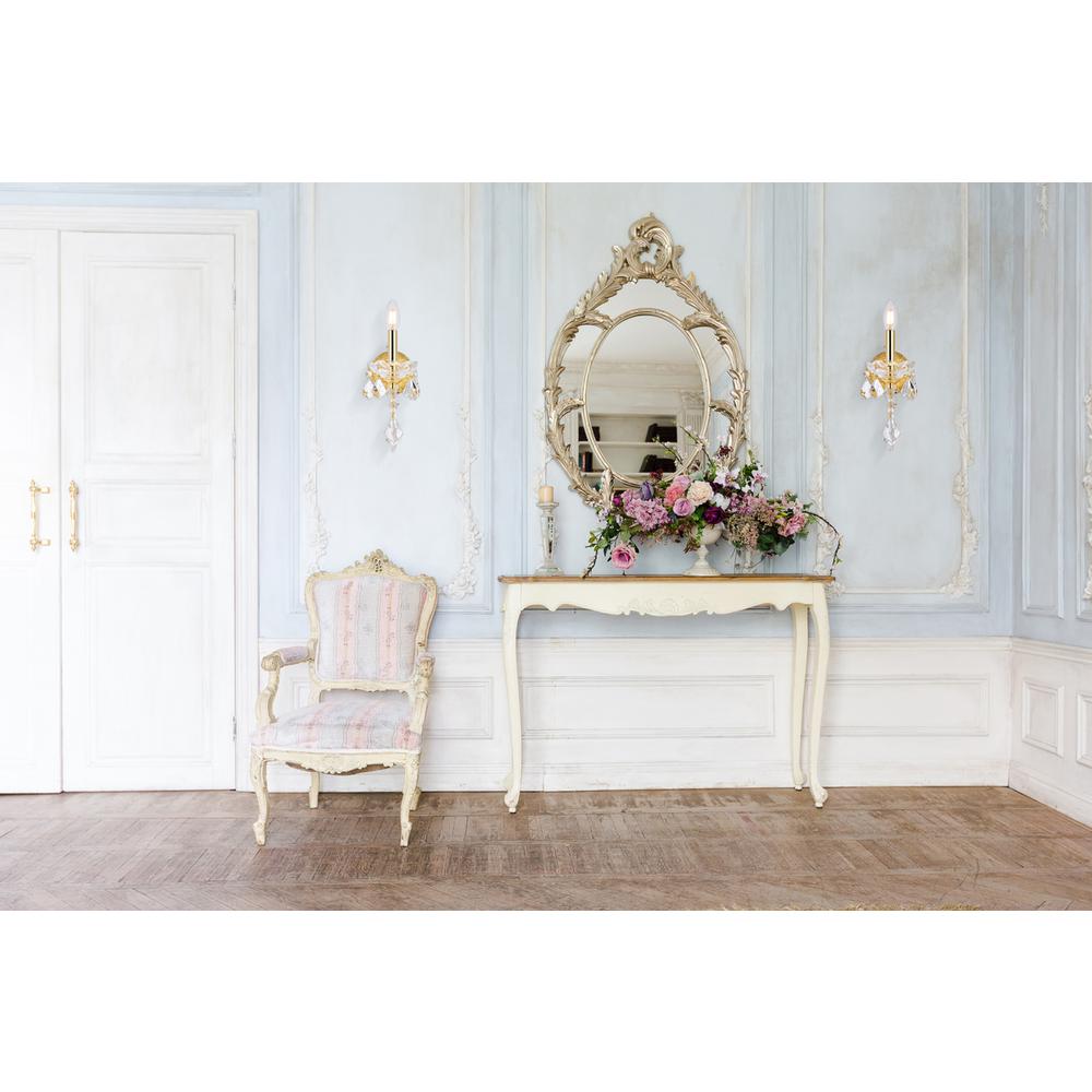 Maria Theresa 1 light Gold Wall Sconce Clear Royal Cut Crystal. Picture 8