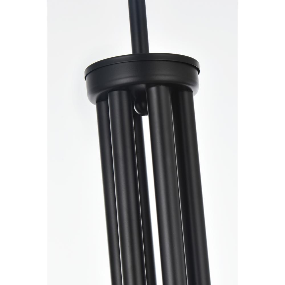 Layne 42 inch chandelier in Black. Picture 4