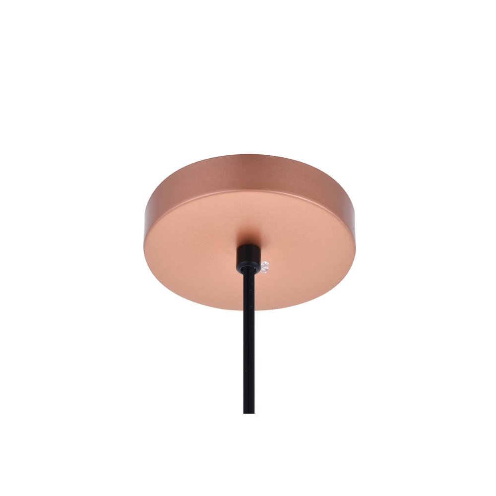 Circa 1 Light Honey Gold Pendant. Picture 6