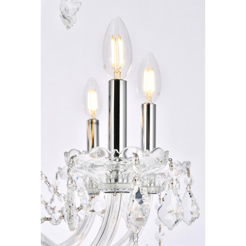 Verona 25 light Chrome Chandelier Clear Royal Cut Crystal. Picture 4