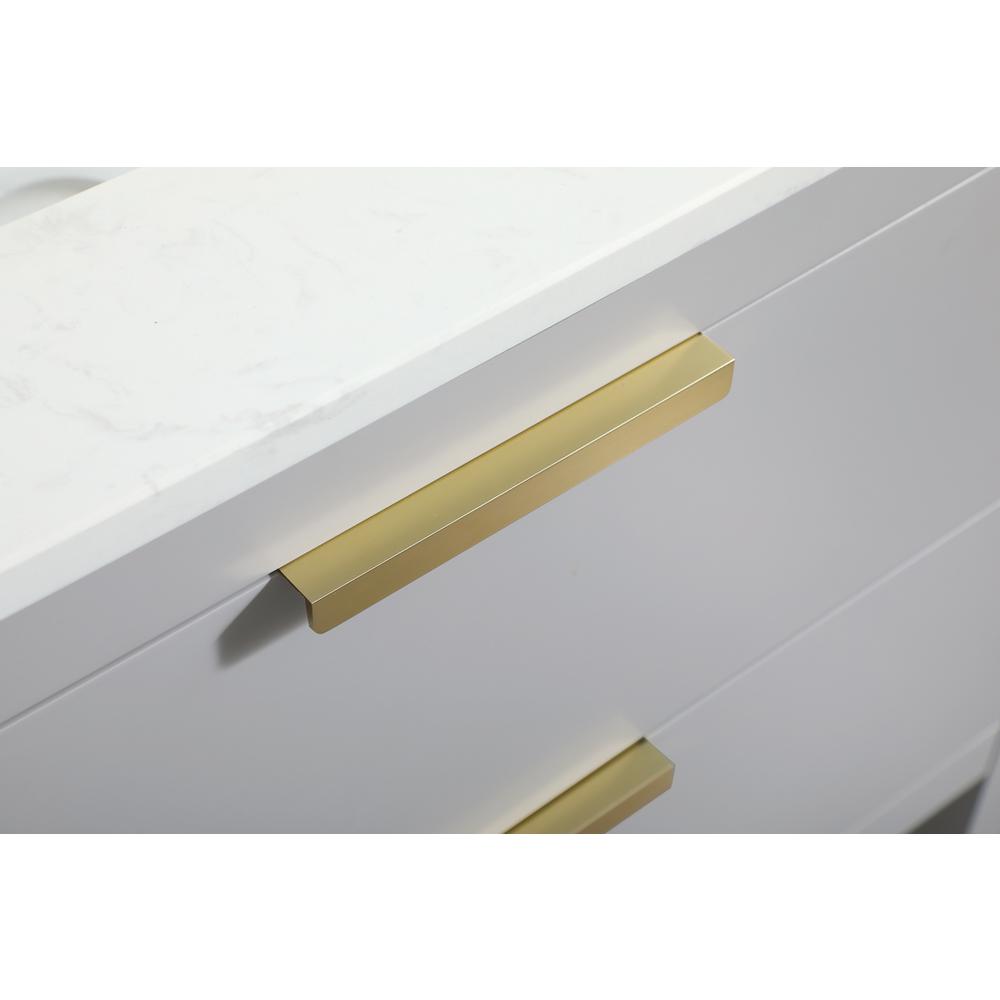 30 inch Single bathroom vanity in grey. Picture 12