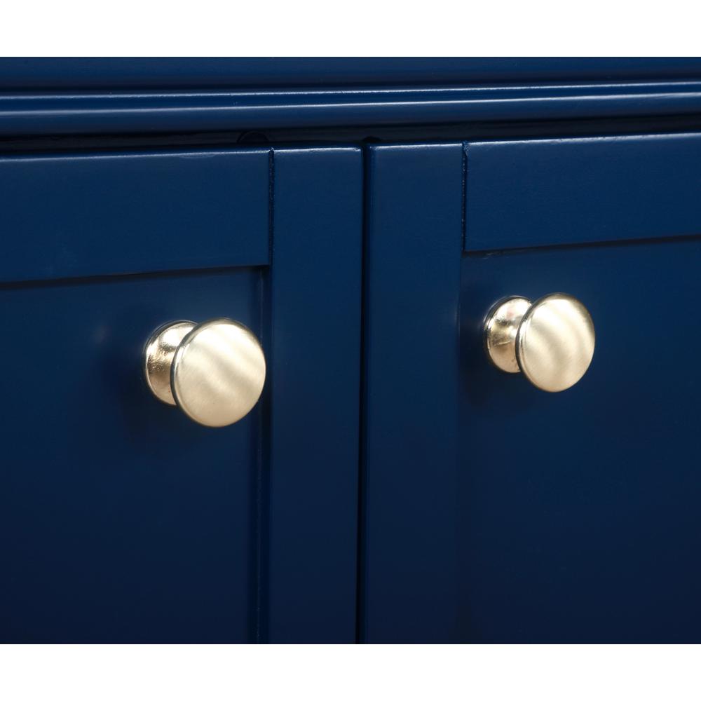 24 inch Single bathroom vanity in Blue. Picture 12