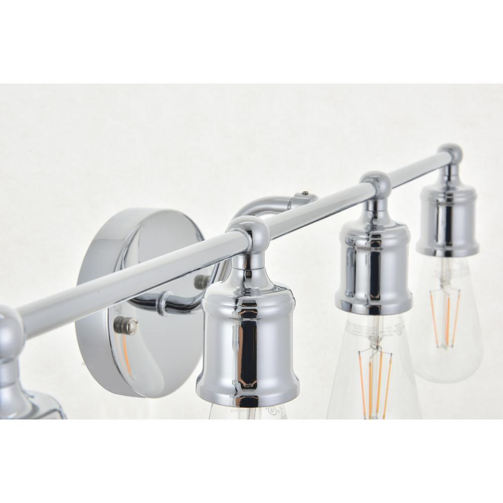 Serif 4 light chrome Wall Sconce. Picture 10