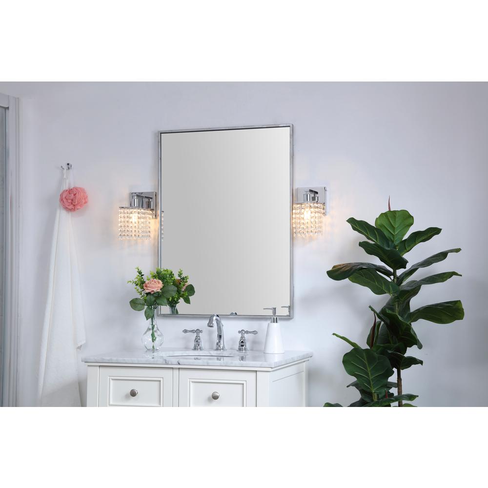 Phineas 1 light Chrome and Clear Crystals wall sconce. Picture 10