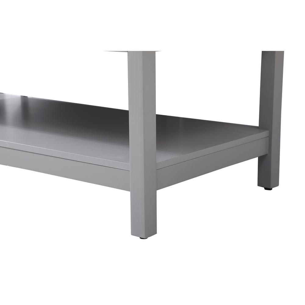 48 inch Single bathroom vanity in gray. Picture 13