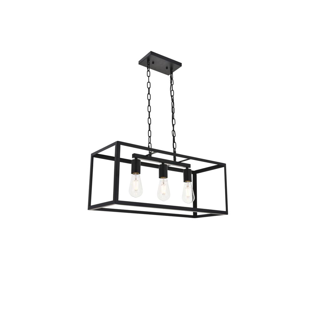 Resolute 3 light black Pendant. Picture 5