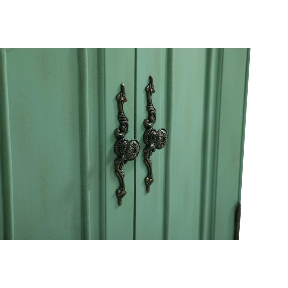 24 inch Single Bathroom vanity in vintage mint. Picture 12