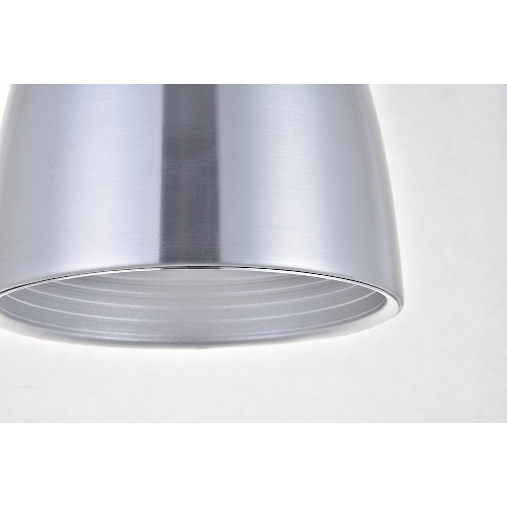 Circa 1 Light Burnished Nickel Pendant. Picture 4
