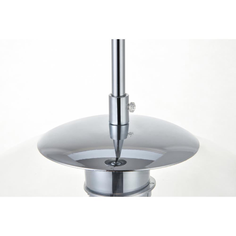 Baxter 1 Light Chrome Pendant With Clear Glass. Picture 5