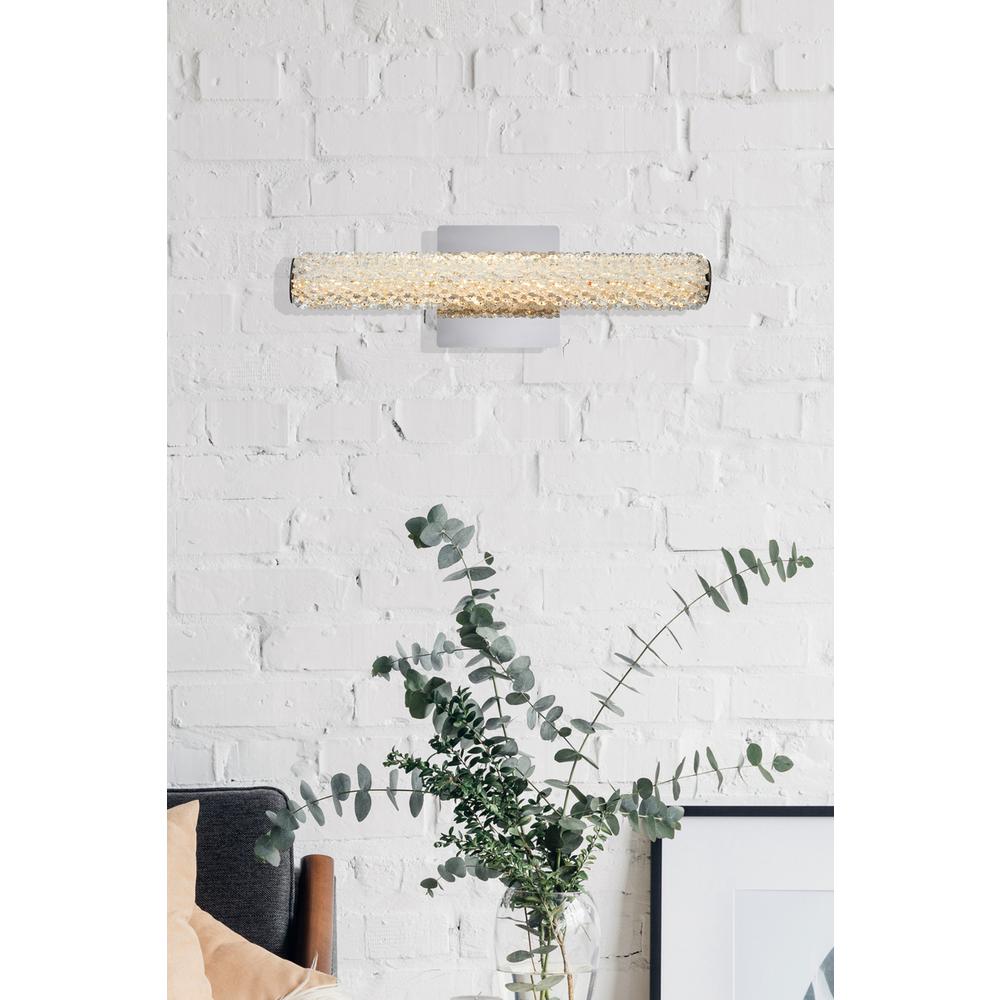 Bowen 18 inch Adjustable LED Wall Sconce in Chrome. Picture 8