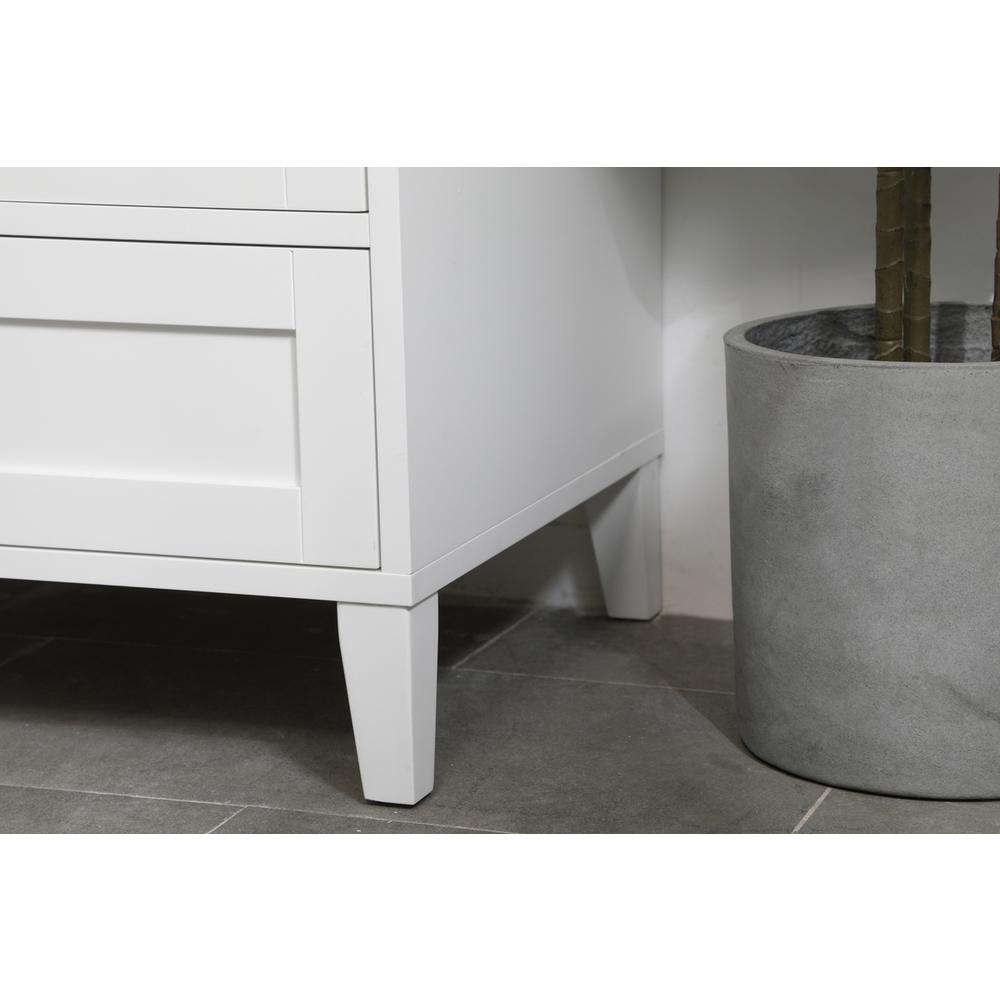 30 inch Single Bathroom Vanity in White. Picture 5