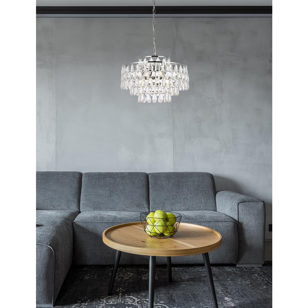 Mila 20 inch pendant in chrome. Picture 8