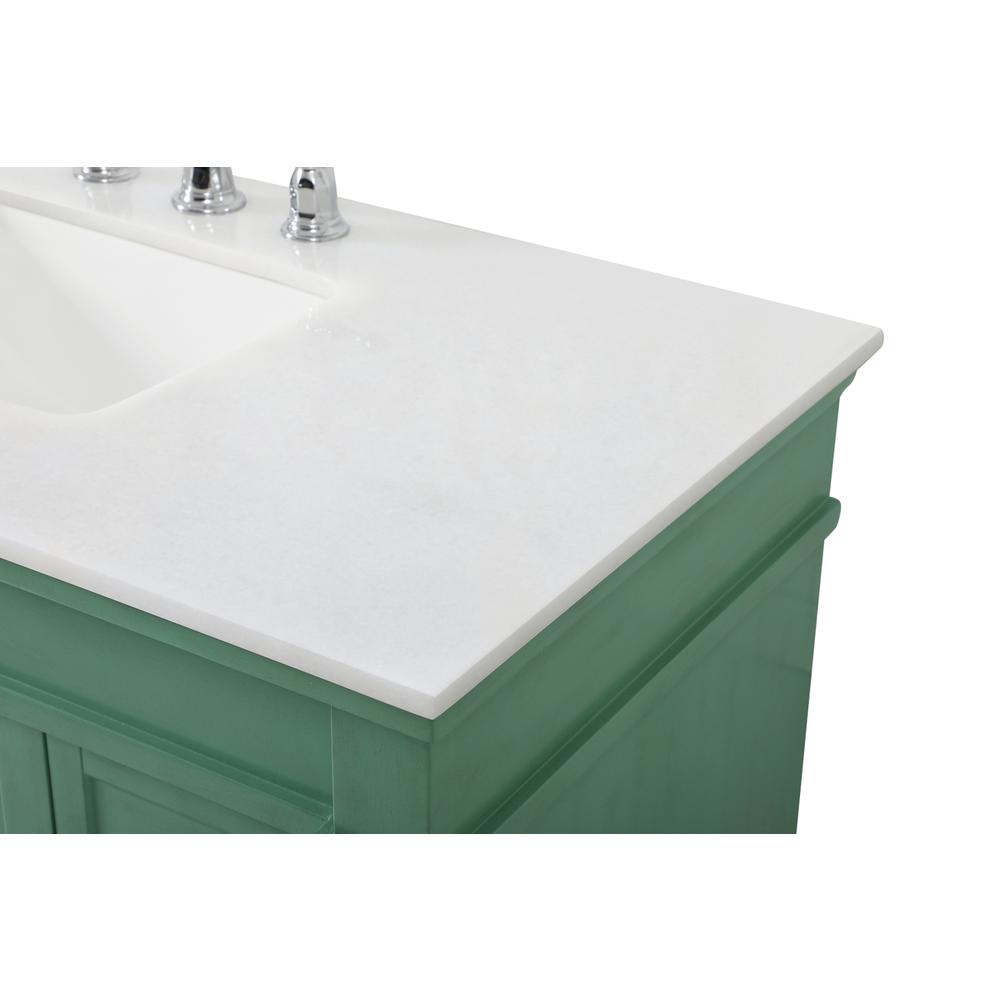 42 inch Single Bathroom vanity in vintage mint. Picture 11