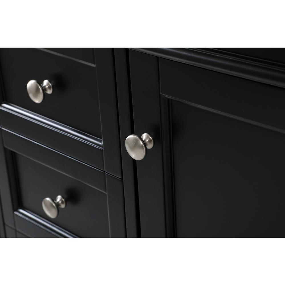 42 inch Single bathroom vanity in black. Picture 12