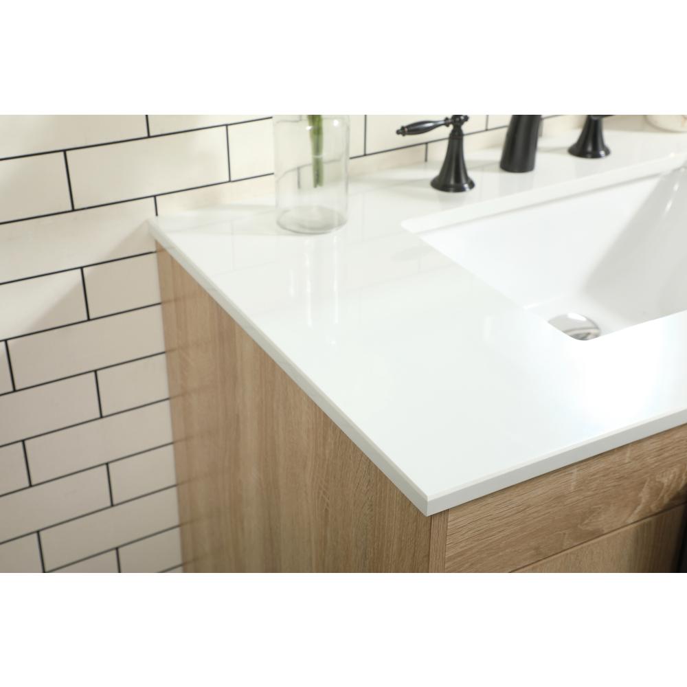 36 inch Single bathroom vanity in mango wood. Picture 5